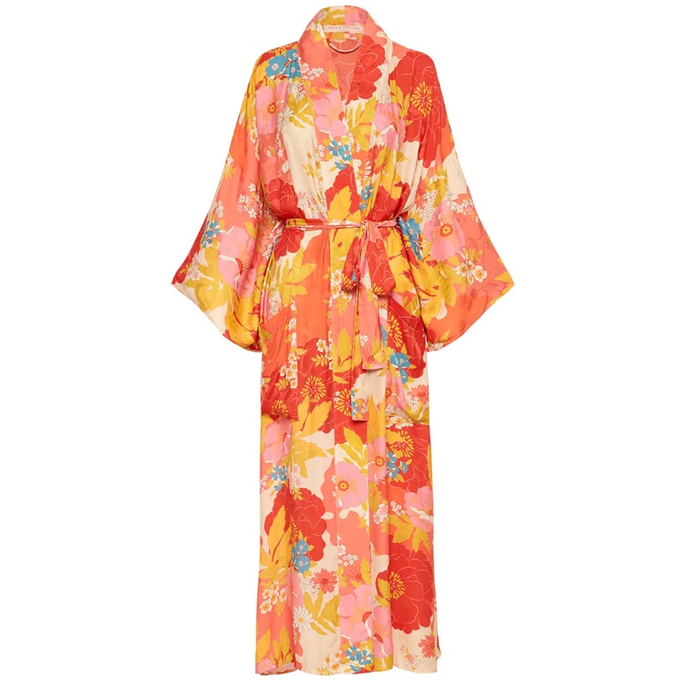 Spell & The Gypsy Tyler Maxi Robe in Chilli